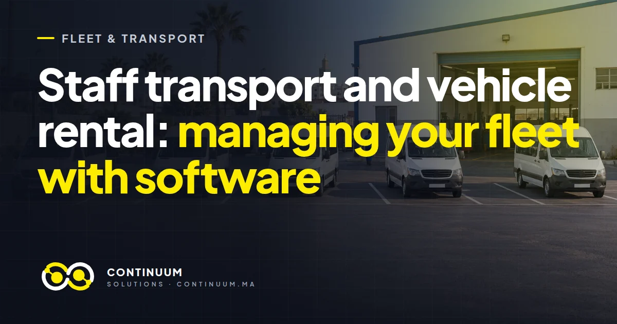 Staff transport and vehicle rental: managing your fleet with software